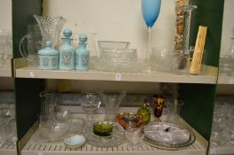 Decorative and household glassware.