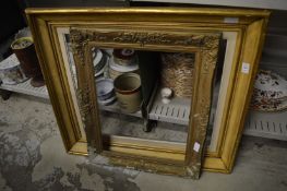 Two gilt picture frames.