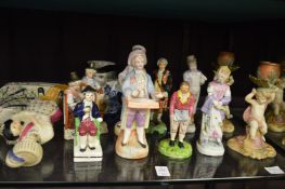 A small group of decorative figurines.