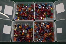 A collection of colourful stones.