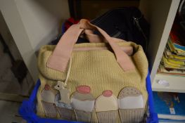 A Radley handbag and other handbags.