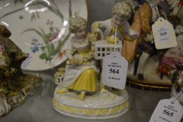 A small Augustus Rex porcelain figure group.