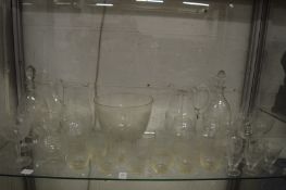 A good collection of Rowland Ward Safari Range glassware to include a large bowl, pair of jugs, pair