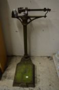 An old set of weighing scales.