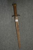 A short sword, possibly for re-enactment.