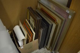 Quantity of paintings and prints etc.