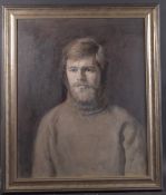 GEORGE WEISSBORT (1928 - 2013) A MAN WITH A BEARD Signed and dated, '74, oil on board, framed 70cm x