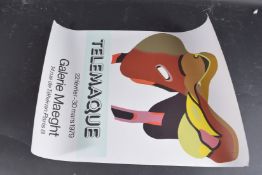 20TH CENTURY ART POSTERS Collection of 12 exhibition and sporting posters to include Miro,