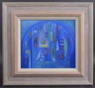 DAVID CARSON SHAW (CONTEMPORARY) 'Lost with Seven Stars' acrylic on board, 10