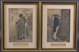 AFTER ERSKINE NICOL (POSSIBLY BY CURRIER & IVES) 'Outward Bound' and 'Homeward Bound', a pair of