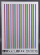 AFTER BRIDGET RILEY Poster for Bristol City Art Gallery Exhibition 1974, offset lithographic