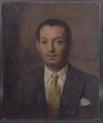 GEORGE WEISSBORT (1928 - 2013) PORTRAIT HEAD AND SHOULDERS OF A MAN Signed and dated, 1958. Oil on