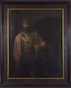 GEORGE WEISSBORT (1928 - 2013) A PORTRAIT OF A TURK Signed and dated 1962, oil on board, framed