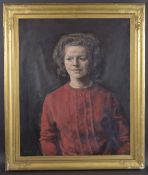 GEORGE WEISSBORT (1928 - 2013) A PORTRAIT OF A YOUNG LADY Signed and dated, 1963, oil on panel,