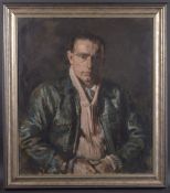 GEORGE WEISSBORT (1928 - 2013) A PORTRAIT OF A MAN Signed and dated 1958, oil on board, framed