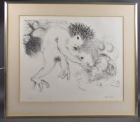 DAVID BOYD (AUSTRALIAN 1924-2011) Two character figures, one kneeling and kissing the others hand,