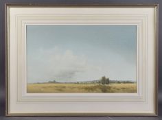 WILLIAM H NORTH (20TH CENTURY) 'Summer at Otmoor' watercolour, signed and dated 1986, artists