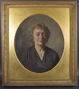GEORGE WEISSBORT (1928 - 2013) YVONNE in an oval. Signed and dated '70, oil on board, framed 60cm