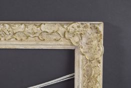 A PAINTED AND PARTIALLY GILT MODERN BRITISH FRAME Rebate size 18