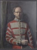 GEORGE WEISSBORT (1928 - 2013) A PORTRAIT OF THE ARTIST Oil on canvas on board, unframed 90cm x