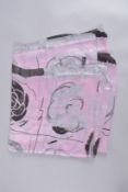 A CHANEL PINK SILK SCARF. 36ins x 36ins, in a Chanel box.