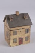 A REPLICA HOUSE TEA CADDY. 8ins.