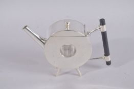 A CHRISTOPHER DRESSER DESIGN POLO MINT TEAPOT.