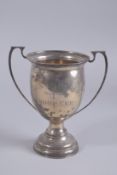 142 LT A.A. BATTALION TROOP SILVER TROPHY CUP. London 1927. Weight 6ozs.