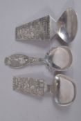 TWO FINNISH SPOONS AND A NORSE SPOON (3).