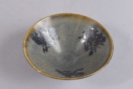 A CHINESE STUDIO POTTERY BOWL. 15cm diameter.