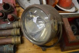 A search light, possibly from a fire engine.
