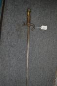 A bayonet.