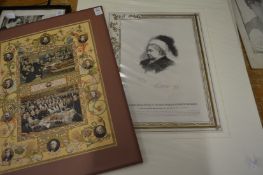 Twelve chromolithographic prints depicting Queen Victoria and various events, unframed.