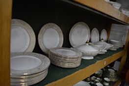 A comprehensive Royal Doulton Sovereign dinner service.
