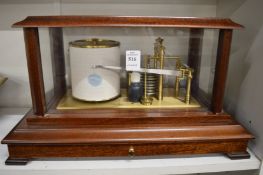 A good mahogany cased barograph.