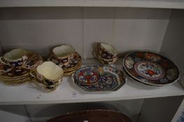 Chinese and European Imari style porcelain.