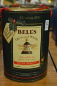 A Wade Bells Scotch whisky decanter Christmas 1990, boxed.