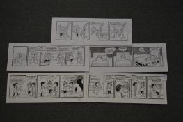 A small group of Bill Mevin and Maurice Dodd original artwork for The Perishers etc.