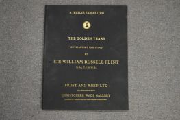 A collection of William Russell Flint prints together with a Jubilee Exhibition book.