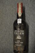 Porto Calem vintage port 1983, four bottles.