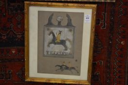 Two decorative pictures.