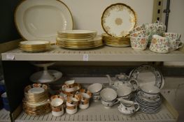 A quantity of part services to include Minton Winchester, Minton Haddon Hall, Doulton Cambridge