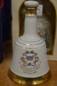A Wade Bells Scotch whisky commemorative decanter for the birth of Prince William 1982, unboxed.