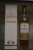 The Macallan Gold single malt whisky, boxed.