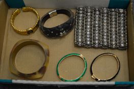 Various designer and other bangles.