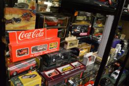 A large quantity of die-cast model cars, majority boxed.
