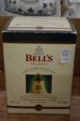 A Wade Bells Scotch whisky decanter Christmas 1998, boxed.