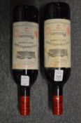 Chateau Grand Puy Lacoste 1989, two bottles.