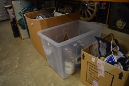 Automotive advertising items, framed prints etc.