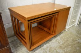 A McIntosh teak combination table/trolley/nest of tables.